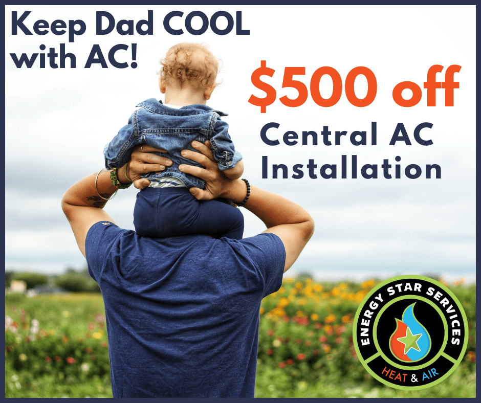 500 off central ac